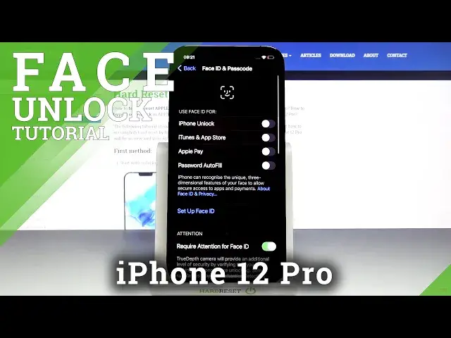 Video thumbnail for How to Set Up Face ID on iPhone 12 Pro – Face Recognition