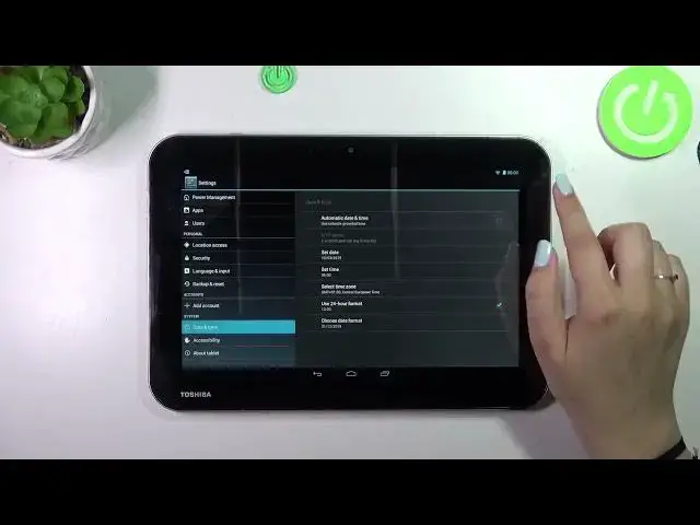 Video thumbnail for How To Change Date & Time Settings In TOSHIBA AT10 A