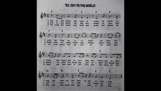 'Video thumbnail for Joy To The World - Catholic Mass Song Sheet Music'