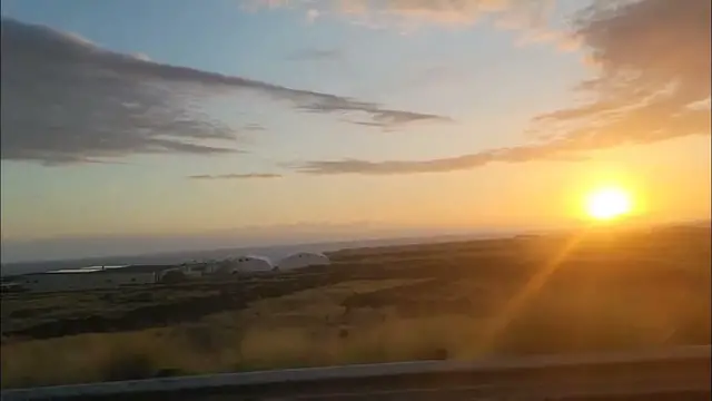 Video thumbnail for Big Island Hawaii Relaxing Sunset Drive With views of Volcanic Rocks