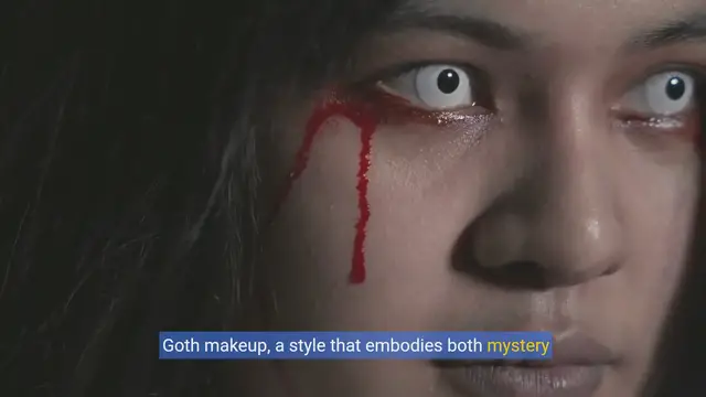 Video thumbnail for Mastering the Enigmatic Elegance of Goth Makeup: A Detailed Tutorial