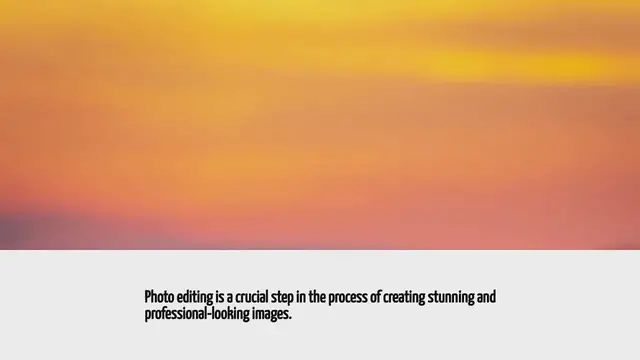 Video thumbnail for Photo Editing How To