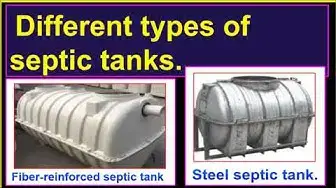Video thumbnail for Different types of septic tanks./ Types of septic tanks based on materials.