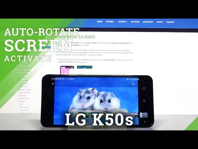 'Video thumbnail for How to Use Auto Rotation in LG K50S – Rotate Display'