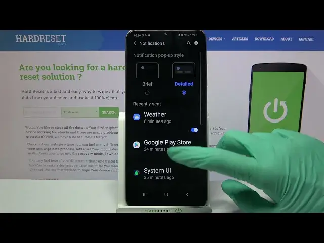 'Video thumbnail for How to Turn On/Turn Off Notifications in SAMSUNG Galaxy F12 – Notifications Settings'