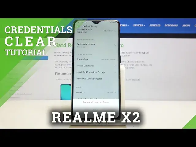 'Video thumbnail for How to Clear Credentials on REALME X2 – Delete All Licenses'