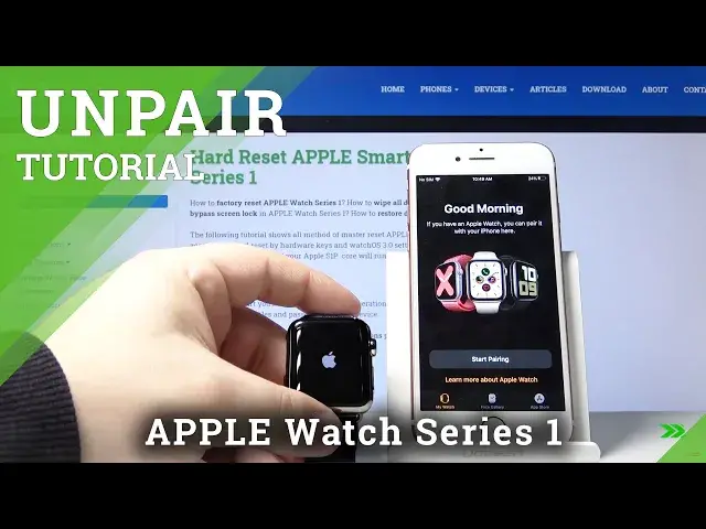 Video thumbnail for How to Unpair APPLE Watch Series 1 – Disconnect Apple Devices