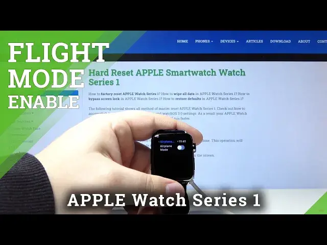 Video thumbnail for How to Enable Flight Mode in APPLE Watch Series 1 – Disable Connection
