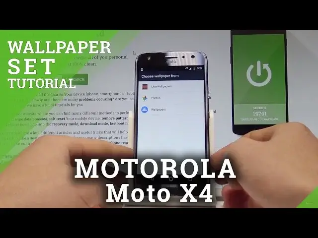 'Video thumbnail for How to Change Wallpaper on MOTOROLA Moto X4 - Set Up Wallpaper |HardReset.Info'