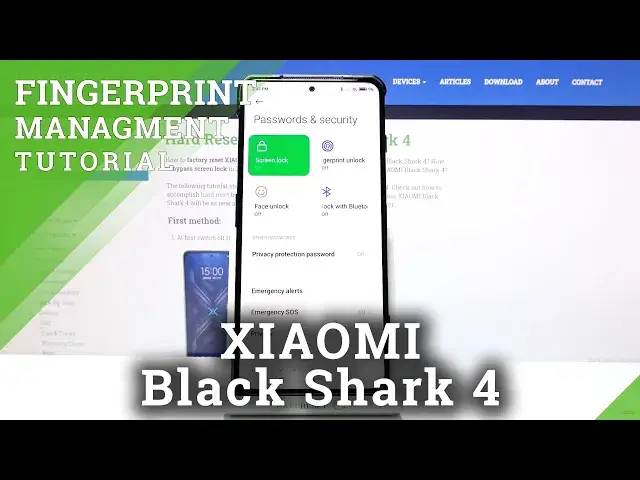 Video thumbnail for How to Add Fingerprint on XIAOMI Black Shark 4 - Set Up Fingerprint Protection & Backup Screen Lock