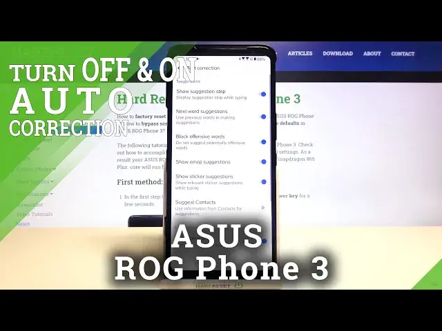 Video thumbnail for How to Enter Text Correction Options in ASUS ROG Phone 3?
