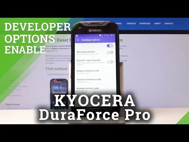 Video thumbnail for How to Enable Developer Options in KYOCERA DuraForce Pro - Manufacturers Settings