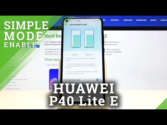 'Video thumbnail for How to Activate One Hand Mode in Huawei P40 Lite E - Reduce Screen Size'