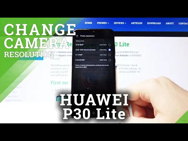 'Video thumbnail for How to Change Photo Resolution in Huawei P30 Lite - Change Camera Setup'