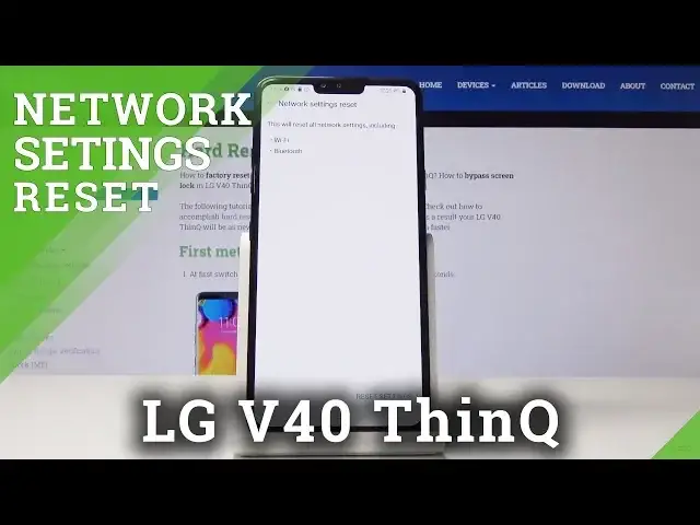 'Video thumbnail for How to Reset Network Settings in LG V40 ThinQ – Reset Wi-Fi / Bluetooth'