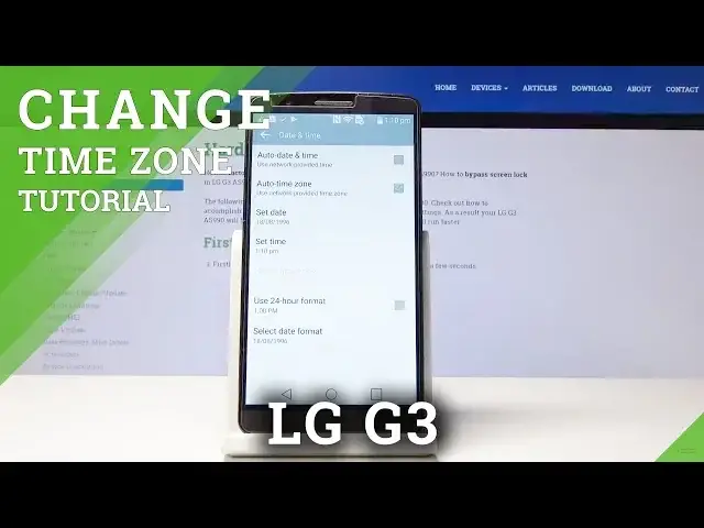 Video thumbnail for How to Change Date & Time in LG G3 - Time Settings