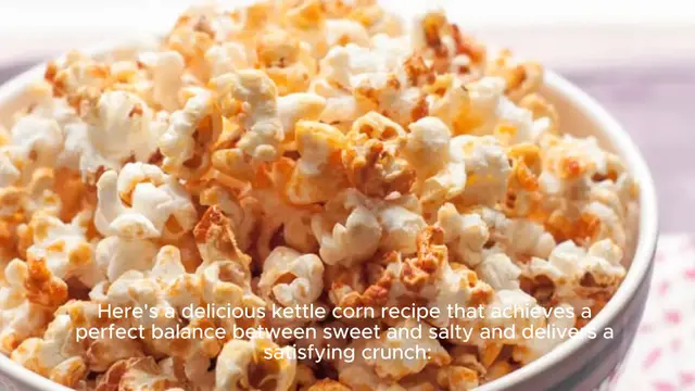 Video thumbnail for Kettle corn recipe