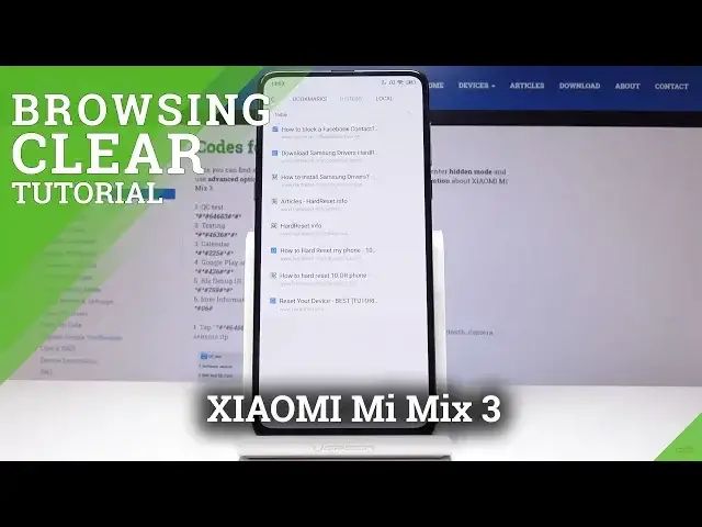 'Video thumbnail for How to Clear Browsing Data in XIAOMI Mi Mix 3 - Wipe Browsing History'