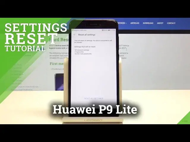 'Video thumbnail for Huawei P9 Lite Reset Settings'