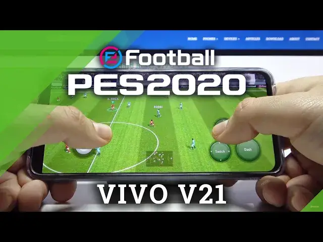 'Video thumbnail for Pro Evolution Soccer Game Test on VIVO V21 – Short Gameplay'