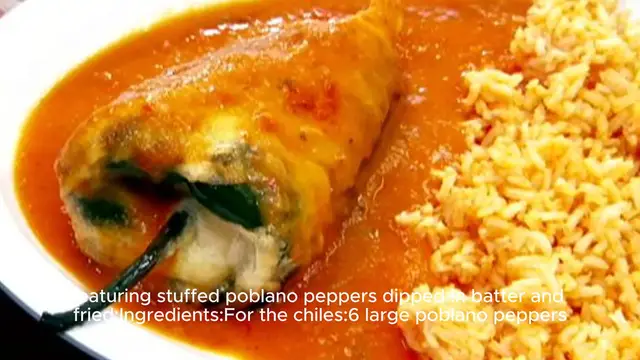 Video thumbnail for Chile relleno recipe