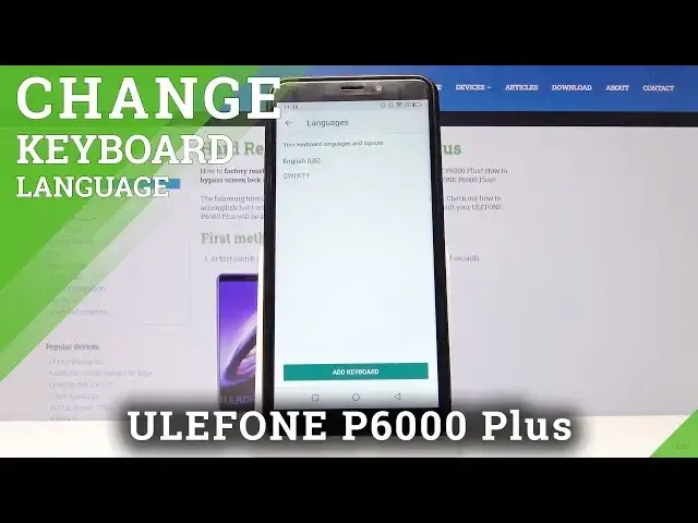 'Video thumbnail for How to Set Any Language on Keyboard on ULEFONE P6000 Plus - Keyboard Settings'