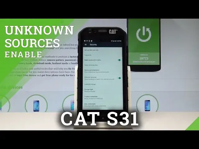 'Video thumbnail for How to Enable Unknown Sources in CAT S31 |HardReset.info'