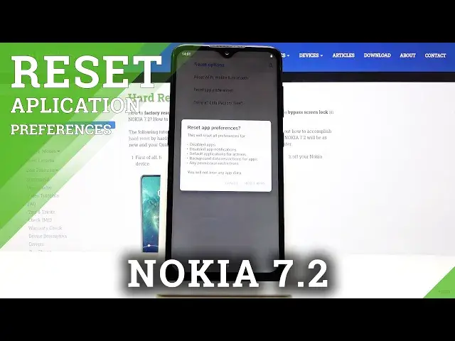 'Video thumbnail for How to Reset App Preferences in NOKIA 7.2 – Reset App Settings'