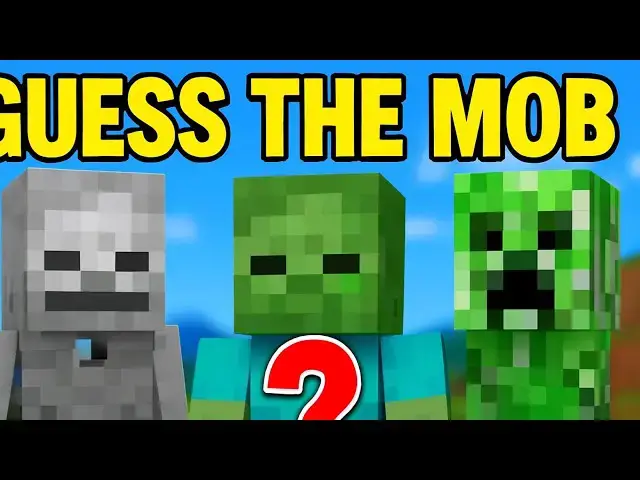 'Video thumbnail for Guess the Minecraft mob in under 2 minutes!'