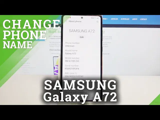 'Video thumbnail for How to Rename SAMSUNG Galaxy A72 – Specify Device Name'