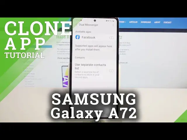 'Video thumbnail for How to Duplicate Applications in SAMSUNG Galaxy A72 – Create Dual Apps'