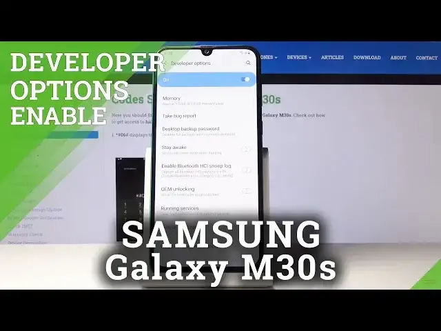 'Video thumbnail for Developer Options in SAMSUNG Galaxy M30s – Developer Features'