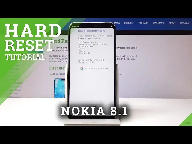 Video thumbnail for HARD RESET NOKIA 8.1 – Factory Reset Data in NOKIA