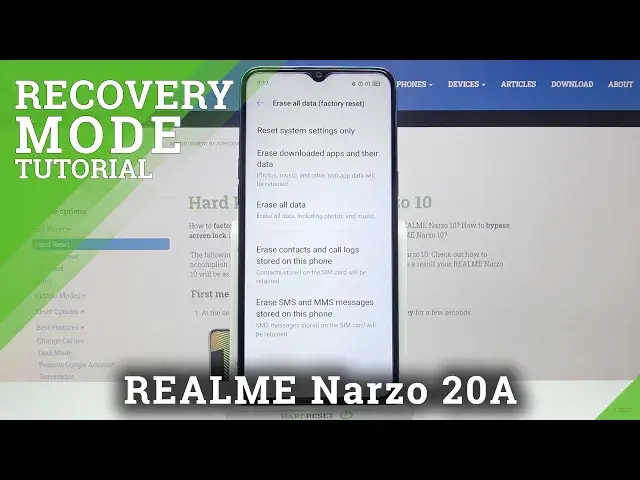 Video thumbnail for Hard Reset REALME Narzo 20A - Reset Settings & Use Recovery Mode