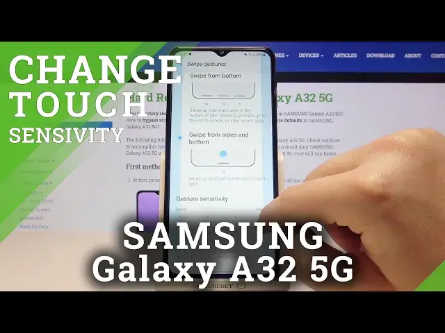 Video thumbnail for Samsung Galaxy A32 - How to Change Display Sensitivity