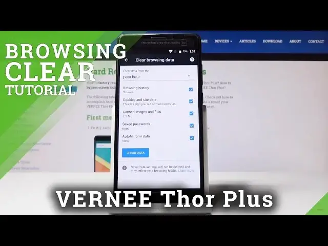 Video thumbnail for How to Clear Browser Data in VERNEE Thor Plus - Delete History & Cookies