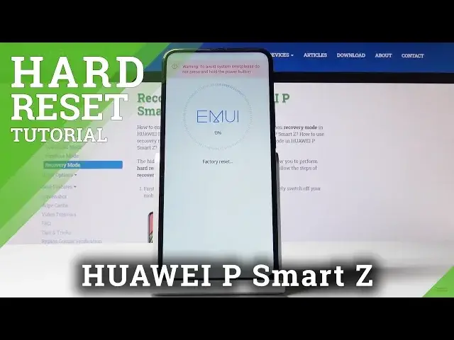 'Video thumbnail for HARD RESET HUAWEI P Smart Z – Bypass Screen Lock / Wipe Data'