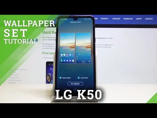 Video thumbnail for How to Change Wallpaper in LG K50 - Refresh Home Screen