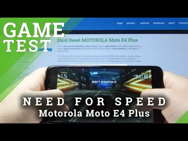 'Video thumbnail for Need For Speed TEST on Motorola Moto E4 PLUS - GamePlay / How it works?'