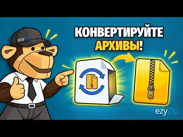Video thumbnail for Как конвертировать архивы онлайн бесплатно | Без установки программ