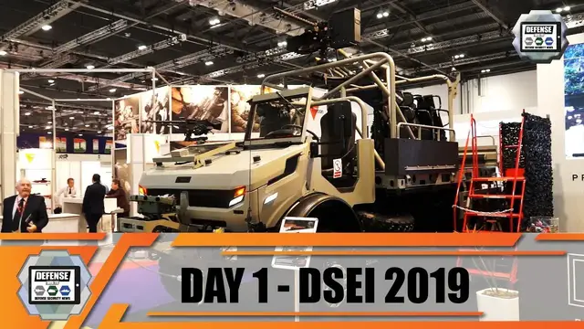 'Video thumbnail for DSEI 2019 International Defense and Security Exhibition London UK Land Zone Show daily Web TV Day 1'