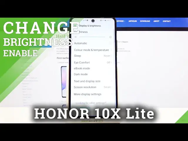 'Video thumbnail for How to Turn On Auto Brightness in HONOR 10X Lite- Disable Auto Brightness'