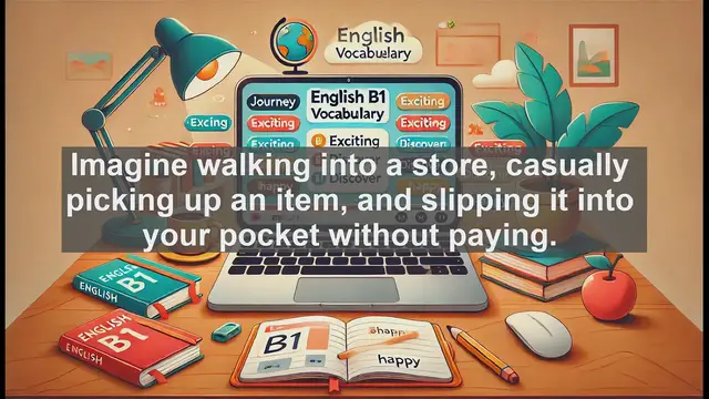 Video thumbnail for 2500 Must Know CEFR B1 Vocabulary - Understanding the Word 'Steal': Meaning, Usage, and Common Errors