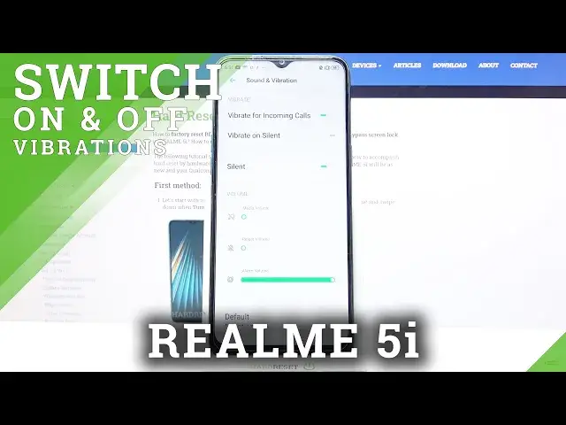 'Video thumbnail for How to Find and Mange Vibrations Options in Realme 5i – Enable/Disable Incoming Calls Vibrations'