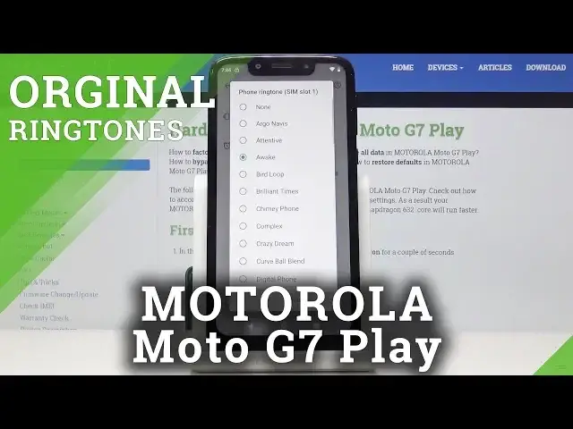 'Video thumbnail for All Ringtones in Motorola Moto G7 Play - Change Ringtone'