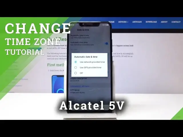 Video thumbnail for How to Change Date & Time in ALCATEL 5V - Set Up Time Zone