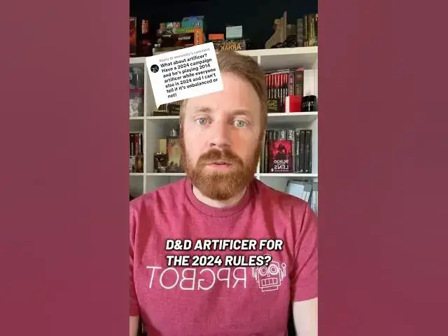 Video thumbnail for The 2014 dnd artificer works fine in the 2024 rules