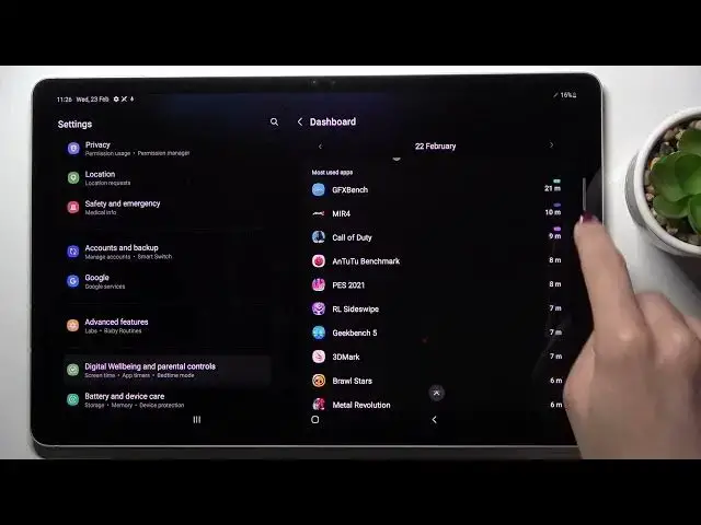 'Video thumbnail for How to Check Total Screen Time on SAMSUNG Galaxy Tab S8+ - Digital Wellbeing'