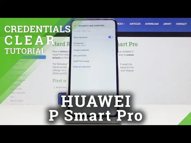 'Video thumbnail for How to Clear Credentials in Huawei P Smart Pro – Delete All Licenses'