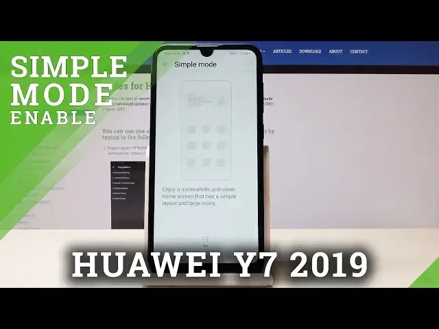 Video thumbnail for How to Enter Simple Mode in Huawei Y7 2019 - Large Icons